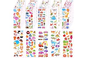 ASTARON 3D Stickers 1000+ Puffy Stickers, 40 Different Sheets Stickers Variety Pack for Scrapbooking Bullet Journals Includin