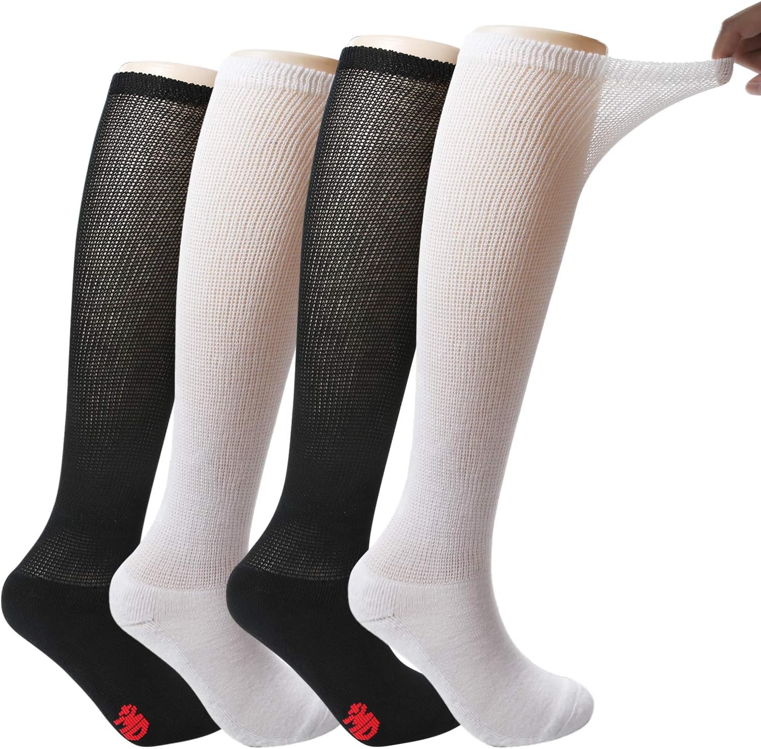 MD Diabetic Socks for Men with Non-Binding Top 4 Pairs Circulatory ...
