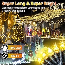 1500 LED 502ft Outdoor Christmas Lights Super Long