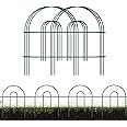 FOREHOGAR Decorative Garden Folding Border Fence, Metal Wire Edging Flower Fence Panel 18in X50ft Outdoor Patio Landscape