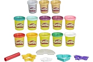 Play-Doh Unicorn Theme 13-Pack of Non-Toxic Modeling Compound Including Sparkle and Metallic Colors Plus 6 Tools (Amazon Exclusive)