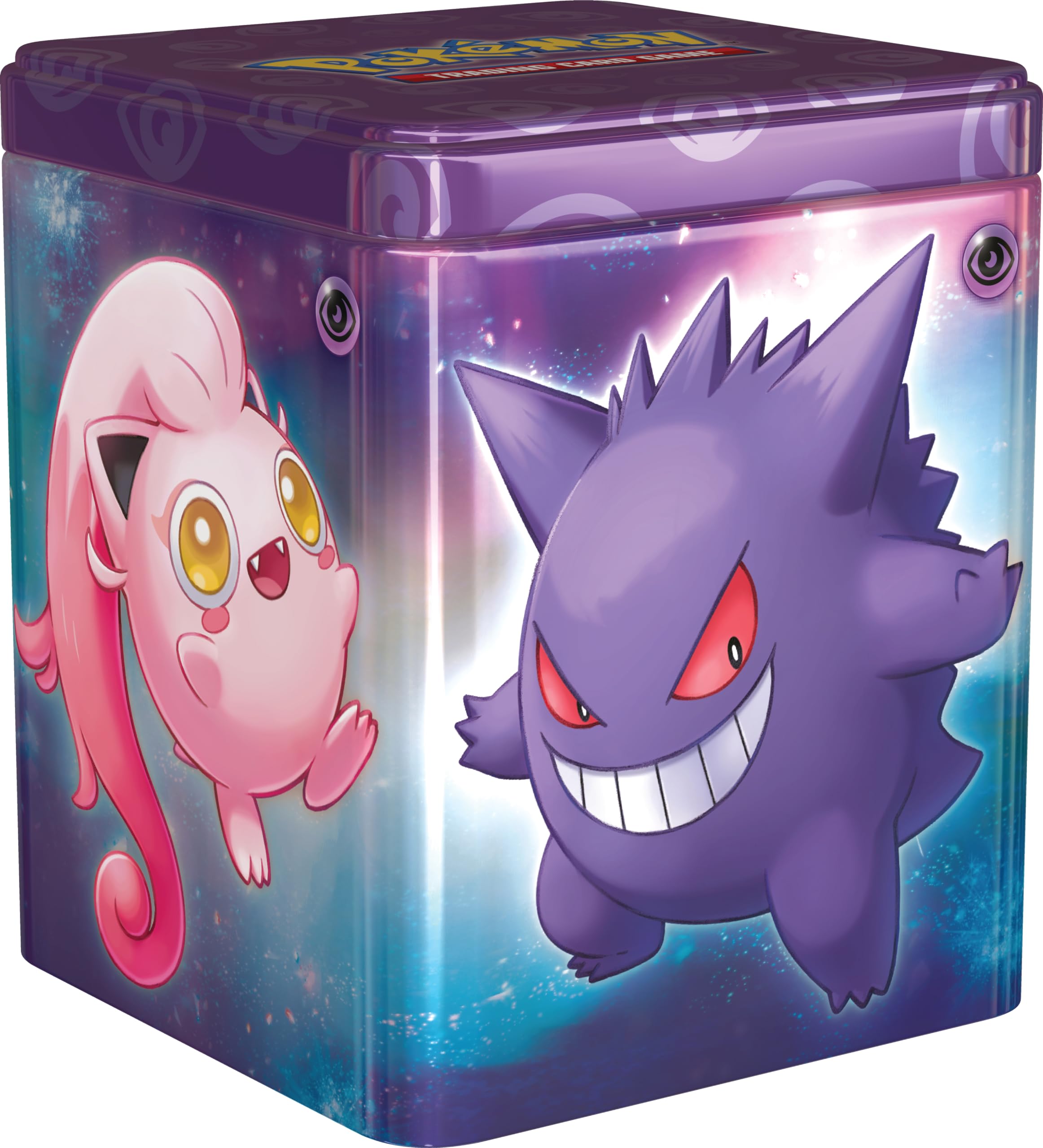 Pokémon TCG: Psychic Stacking Tin (3 Booster Packs & 2 Sticker Sheets)