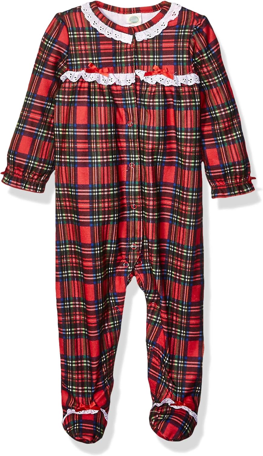 little me baby girl christmas pajamas