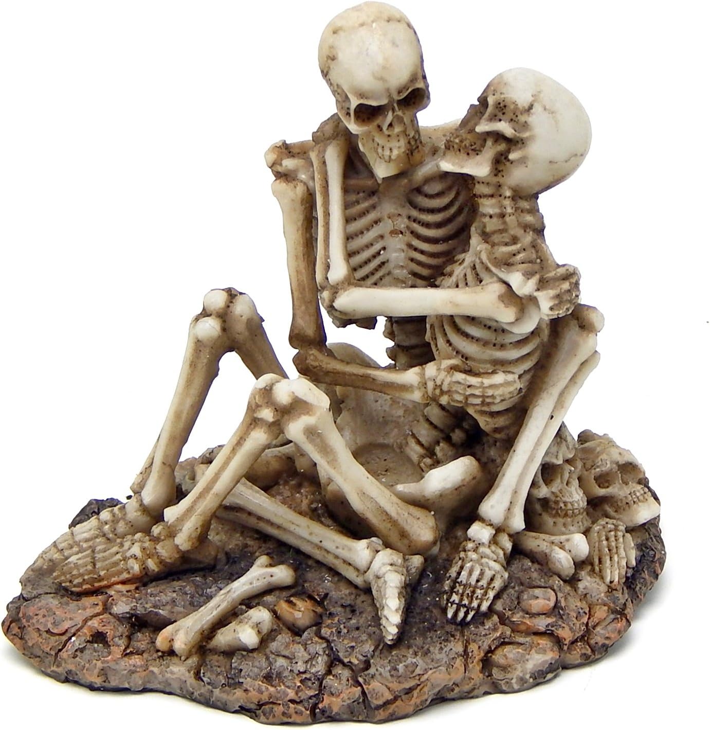 Best Skeleton Skull Statue Home Halloween Decorations Decor Gothic Sculpture Statuary