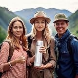 Milton Flip Lid 750 Stainless Steel Bottle 24h Temp Retention 25 oz Silver view 8