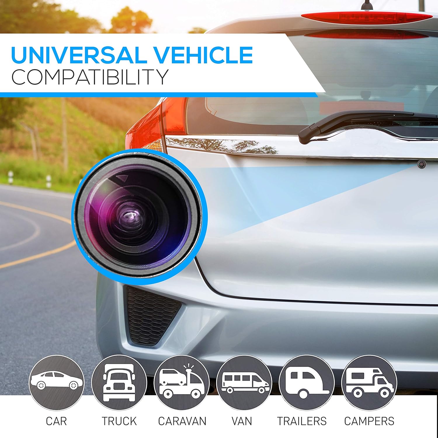 Pyle Universal Mount Front Rear Camera - Image 3