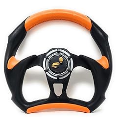 12.5 Orange Steering Wheel W Adapter Ez-go POLARIS