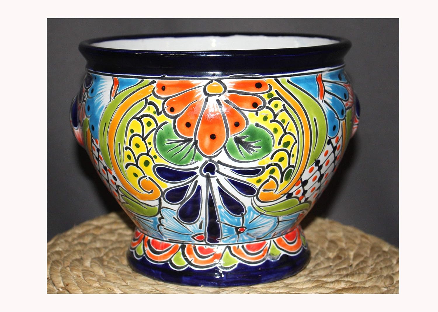 Medium/Big Mexico Pottery Talavera Planter