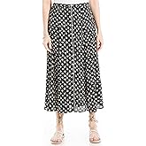 Max Studio Womens Maxi Skirt with Buttons