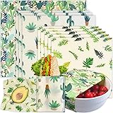 Reusable Beeswax Wrap - 9 Pack Beeswax Wraps for