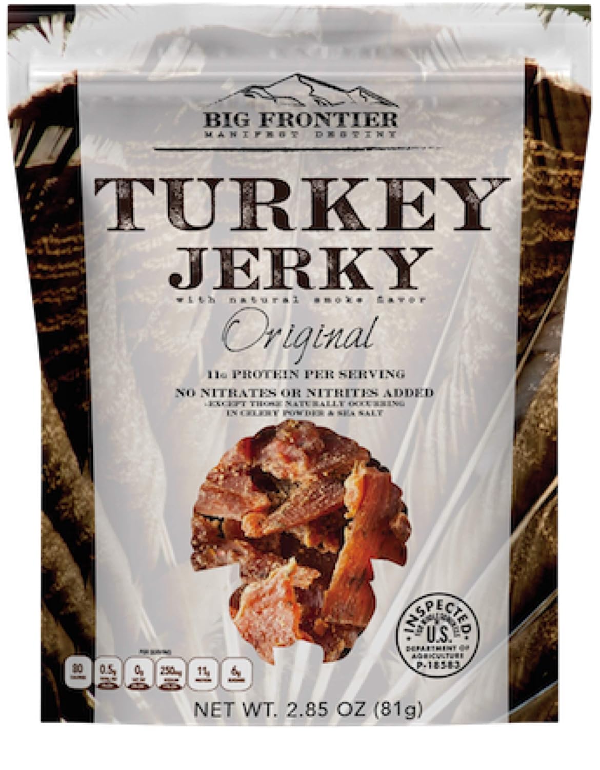 Original Recipe Turkey Jerky Bulk Pack All Natural, Old Fashioned