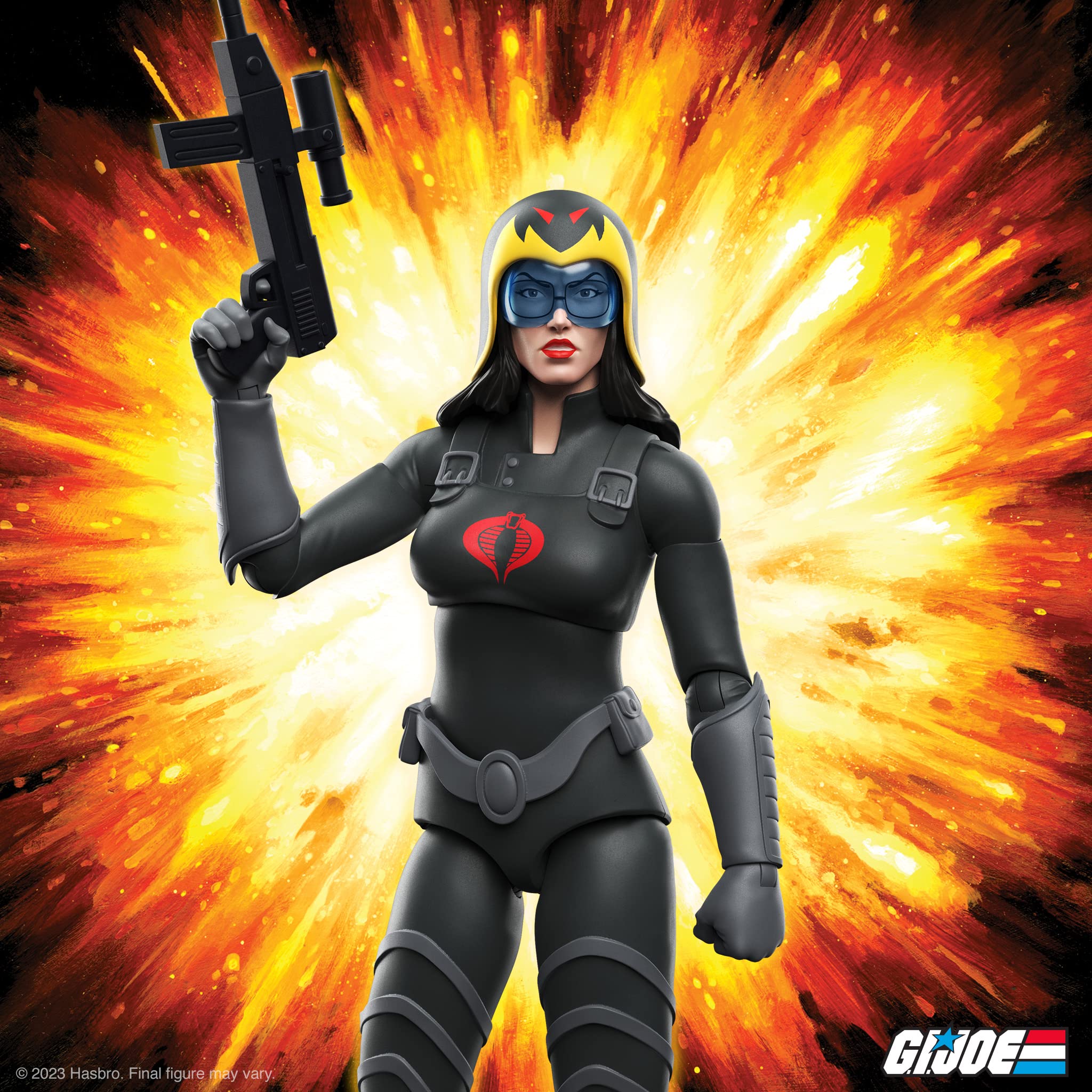 Super7 ULTIMATES! G.I. Joe Baroness in Black Suit - 7