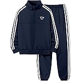 MIGU Boys Clothes for Boys Outfits Set Half-Zip Pullover Sweatshirt and Sweatpant 2pcs Boys Tracksuit