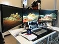 Amazon.com: TechOrbits Triple Monitor Mount - Universal Desk Mount Arms ...