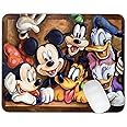 Mickey Mouse and Donald Duck and Goofy Mouse Pad Office Mouse Pad Gaming Mouse Pad Mat Mouse Pad