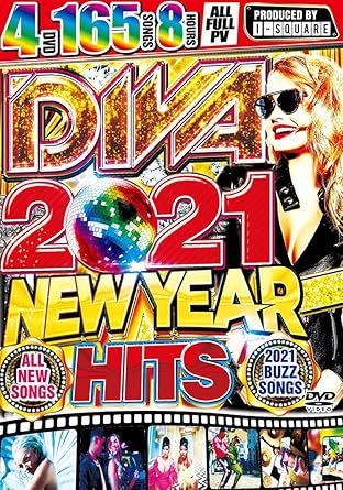 Amazon Co Jp 洋楽 Dvd 4枚組 165曲 8時間 フルpv 21年にバズる超最新ヒット曲ベスト Diva 21 New Year Hits I Square Diva 21 ニューイヤーヒッツ 最新曲ベスト Dvd ブルーレイ