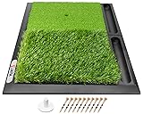 JAYA 25" x 17" Golf Hitting Mat with Ball