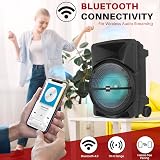 Pyle 15 Inch Portable PA Speaker 1000W Bluetooth Karaoke DJ System view 4