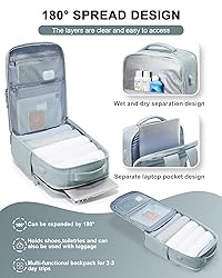 CADOLIM Travel Backpack Carry On Flight Approved