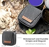 K&F Concept Lens Filter Case Holds 4 Filters Up to 95mm Waterproof Pouch view 4