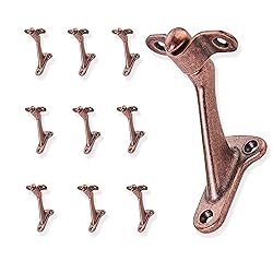 ZAUYX 10 Pack 3 Inch Hand Rail Bracket Antique