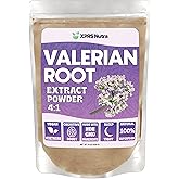 XPRS Nutra Valerian Root Extract Powder 4:1 - Premium Valerian Root Powder for Cognition - Vegan Friendly Herbal Sleep Assist (8 Ounce)