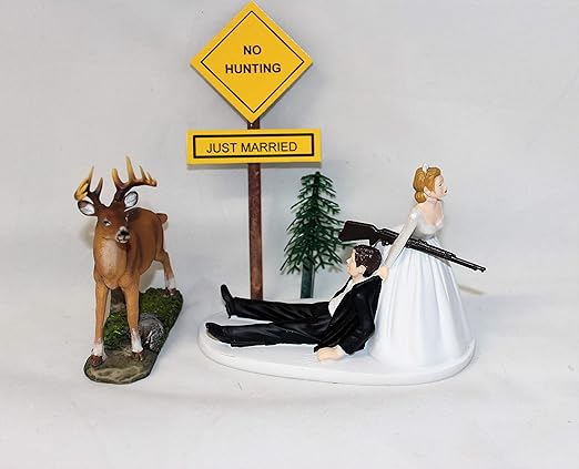 Amazon Com Camo Redneck Wedding Deer Sign Hunter Hunting Cake