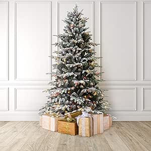 Martha Stewart Flocked Natural Pine Pre Lit Artificial Christmas Tree 9 Ft Multicolored Lights Home Kitchen Amazon Com Martha Stewart Flocked Natural Pine Pre Lit Artificial Christmas Tree 9 Ft Multicolored Lights Home Kitchen Amazon Com