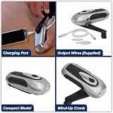 Sealey AK3305 3 LED Wind Up Rechargeable Torch Silver Dual Brightness view 7
