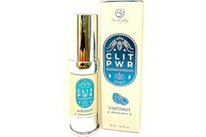Clit Pwr Intimate Warming Balm for Women – Natural Tingling Sensation & Gentle Heat Effect – Airless Bottle 15ml – Coconut Ar