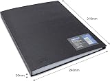 Rapesco 1651 Germ-Savvy Antibacterial Hardcover Presentation Folder 50 Pockets view 6