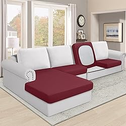 Arfntevss 100% Waterproof Couch Cushion Covers