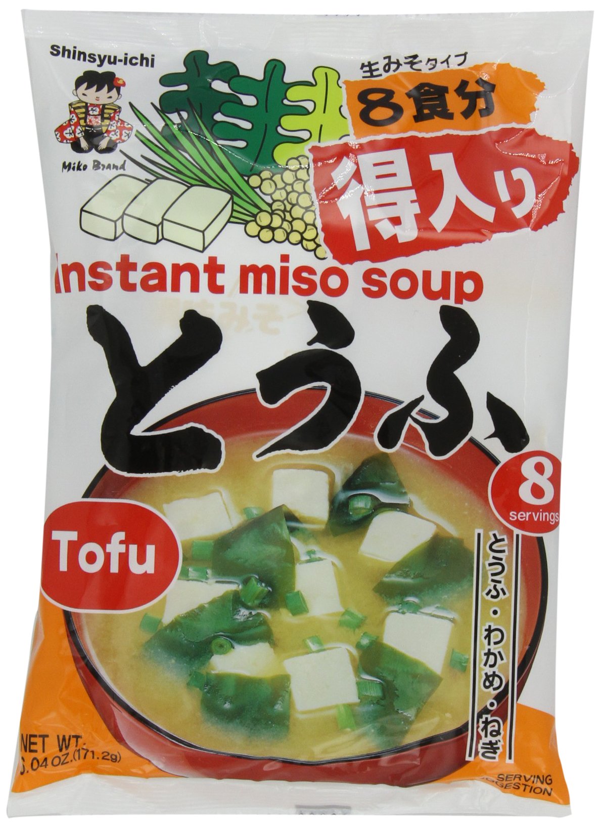 Kikkoman Instant TofuSpinach Miso Soup Mix (9 Pockets