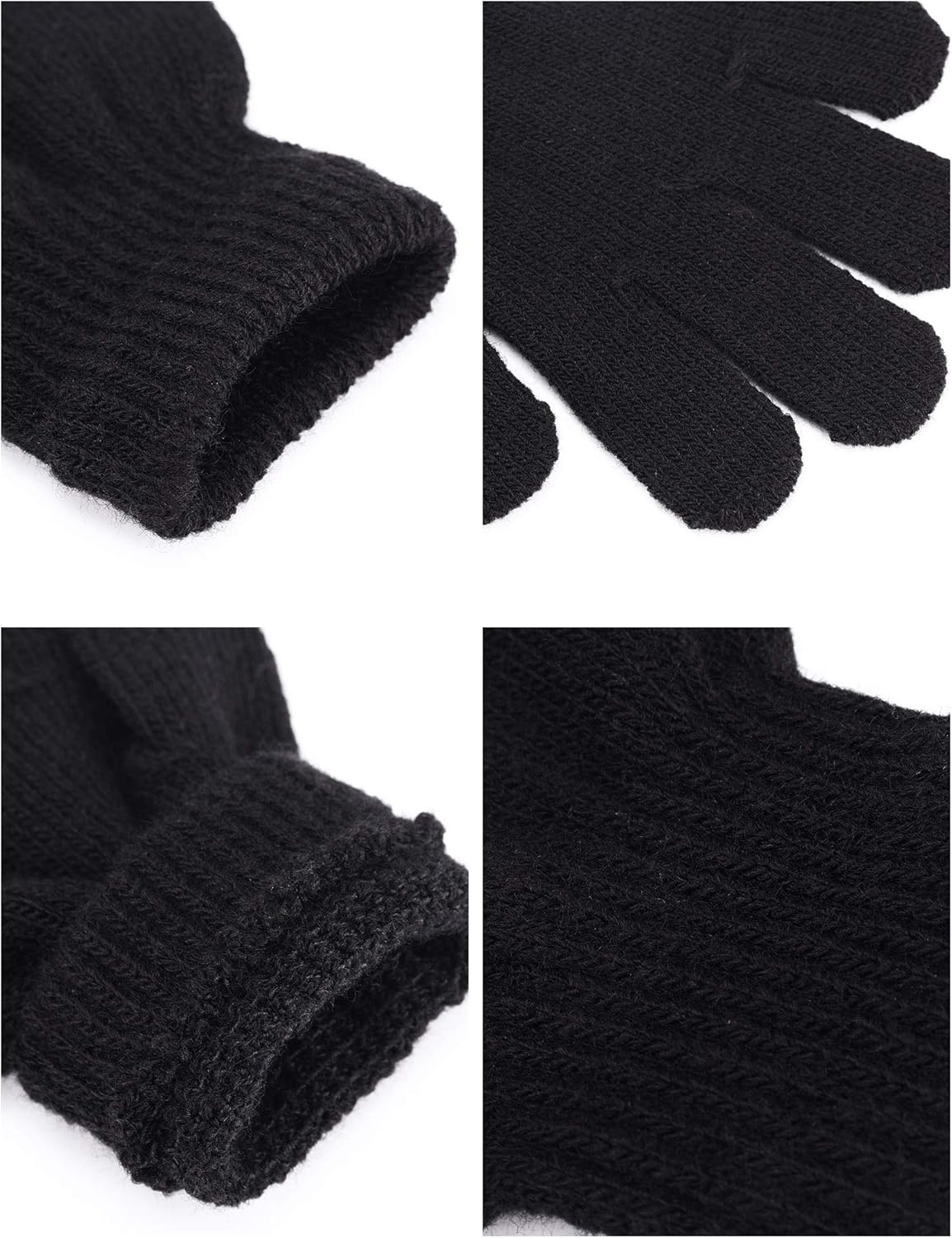 Pangda 12 Pairs Child Gloves Kids Winter Gloves Knitted Gloves for Kids Boys Girls Winter Using: Clothing