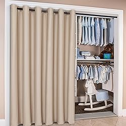 Hiasan Sliding Patio Door Blackout Curtains,1 Panel
