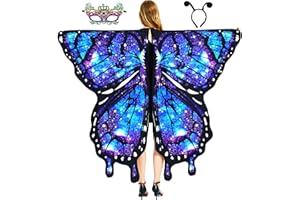 VARYOWOP Butterfly Wings Adult Butterfly Costume for Women - Butterfly Cape Costume Perfect for Halloween