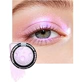 Glitter Eyeshadow Palette,Aurora Pink Holographic Metallic Color Eye Shadow | Shimmer Iridescent Eyeshadow Palette, Long-Lasting Chameleon Rich Color Eye Shadow,Christmas Fairy Makeup Gift for Women Girl