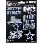 Rico Industries NFL Football 6-Piece Decal Set
