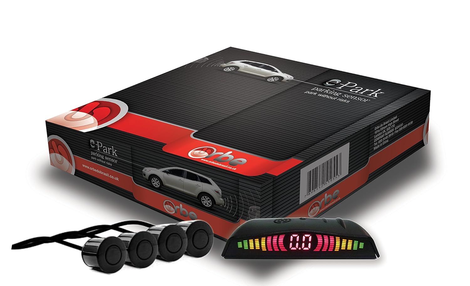 e Park Parking Sensors Rear 4 Sensors Amazon.co.uk Car & Motorbike