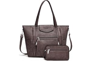 SYTRAH Sac à dos pour ordinateur portable en cuir pour femme, sac à dos pour ordinateur portable de 40,6 cm avec sacoche