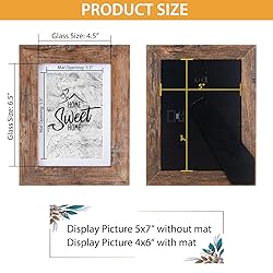 Califortree Rustic Brown 5x7 Picture Frame