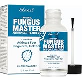Ebanel Athlete's Foot Fungus Treatment, Miconazole Antifungal Cream 1Oz | Cures Jock Itch, Ringworm, Fungal Infections that Lead to Nail Fungus, with Undecylenic Acid, Tea Tree Oil, and Manuka Oil