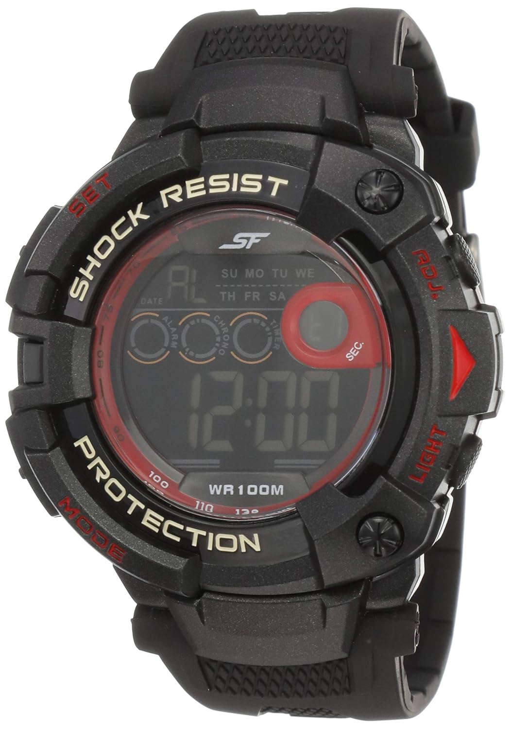 sonata shock resistant watch