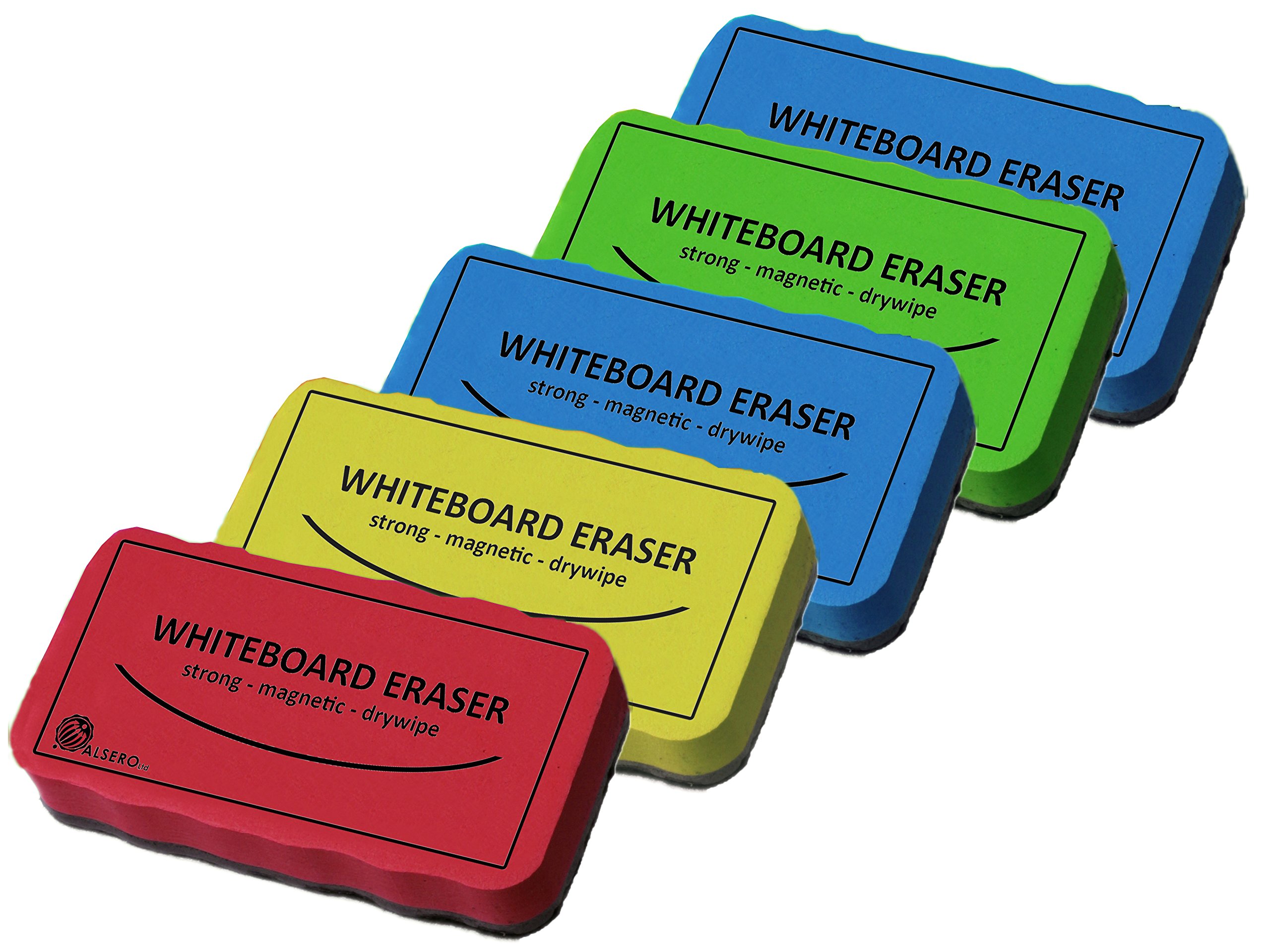 SIMPLIFE 5 Pack Whiteboard Erasers Small Size White Board