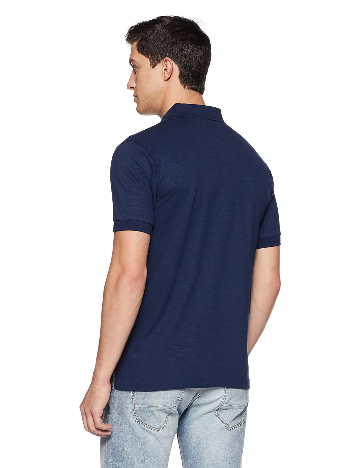 symbol amazon brand men's solid regular fit polo