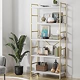 Shintenchi 5 Tiers Bookshelf, Classically Tall