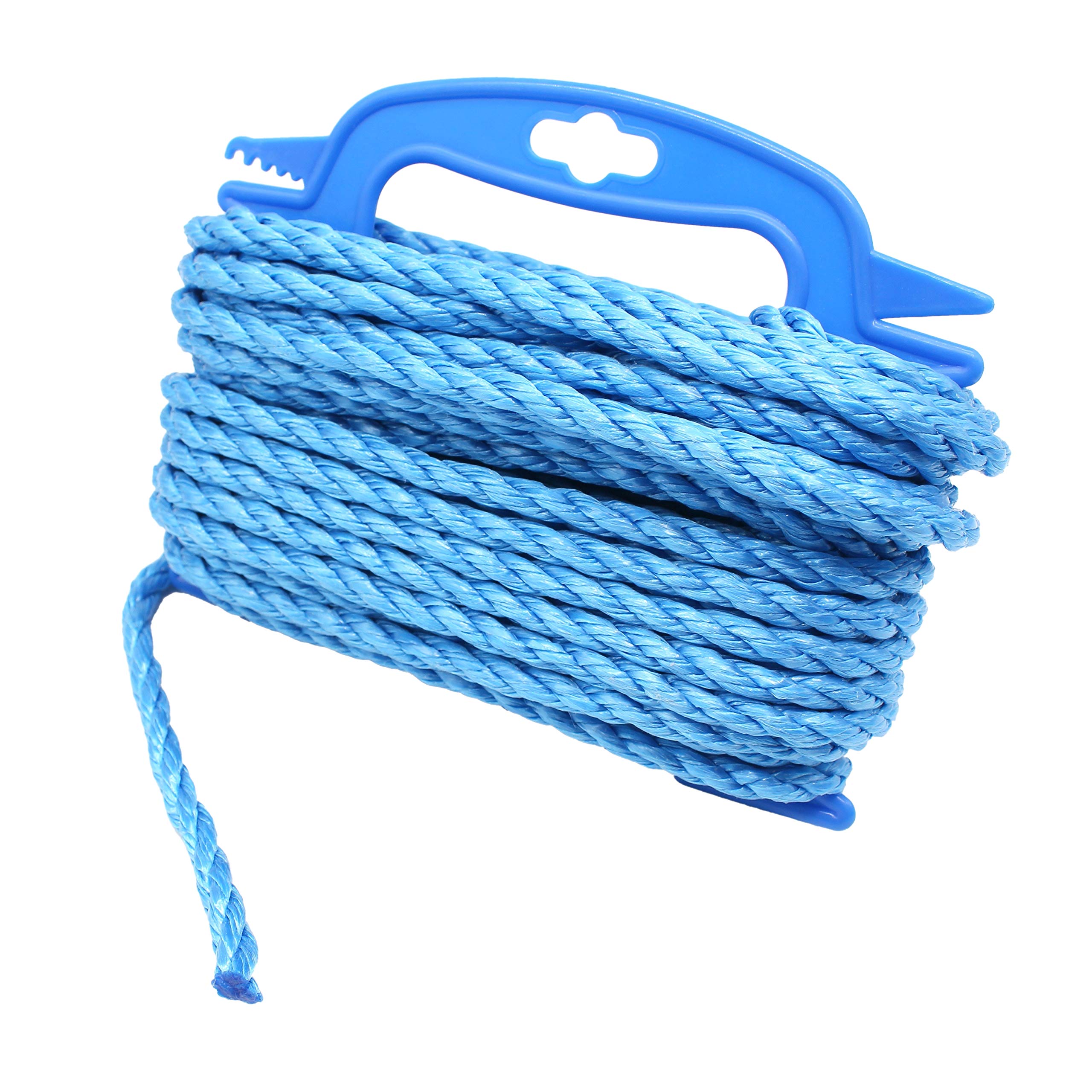 EAI Blue Rope General Purpose Polypropylene 8mm Diameter x 15 Metre Length On Handy Winder