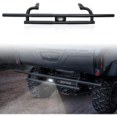 Defensas - Parachoques Trasero De Acero Inoxidable Con Luz D Protector | Cuotas Sin Interés