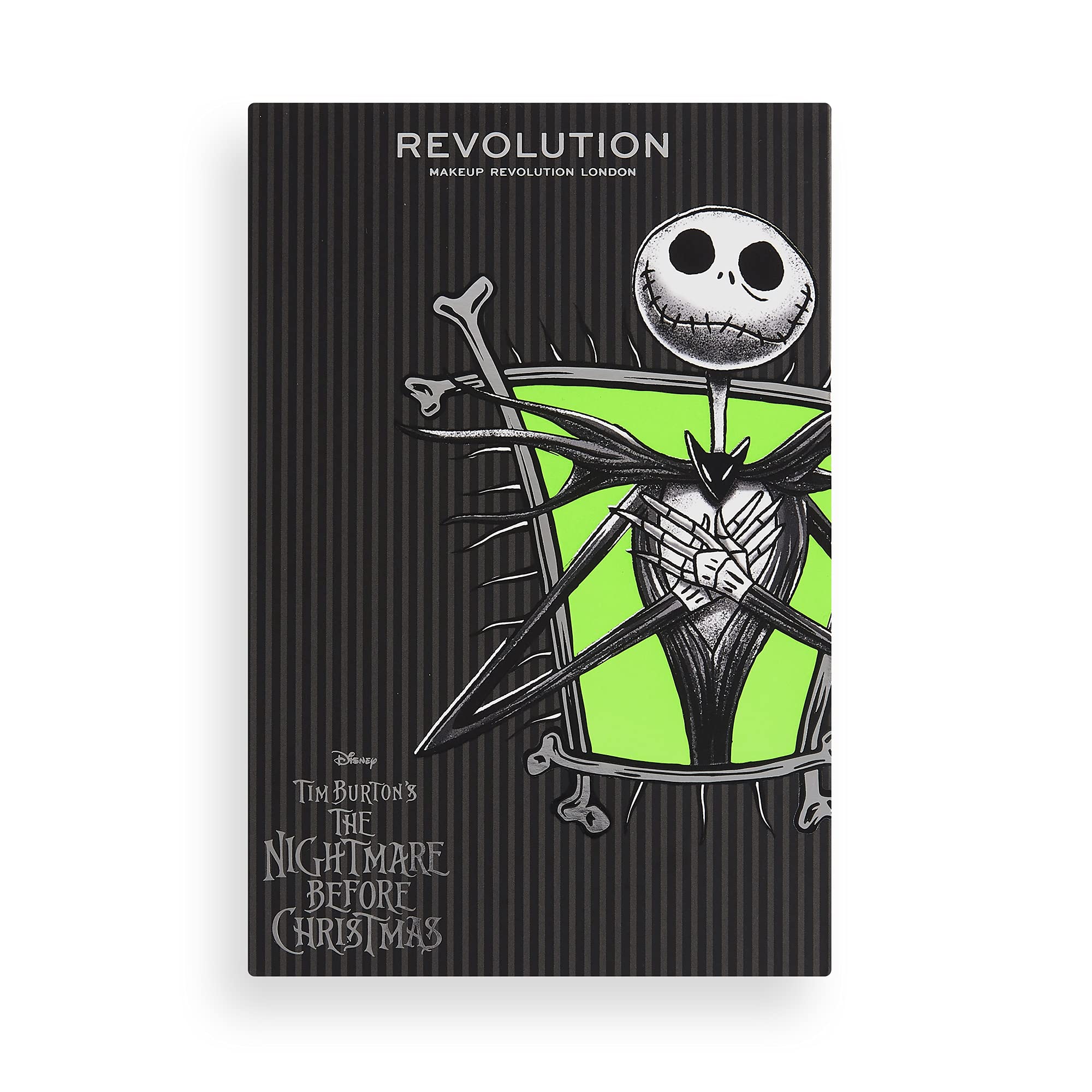 Makeup Revolution, Disney Nightmare Before Christmas, Eyeshadow Palette, Jack, 36 Shades, 32.4g