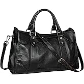 Iswee Satchel Bags for Women Genuine Shoulder Bag Leather Handbags Hobo Crossbody Bags Vintage Purse Tote Bag